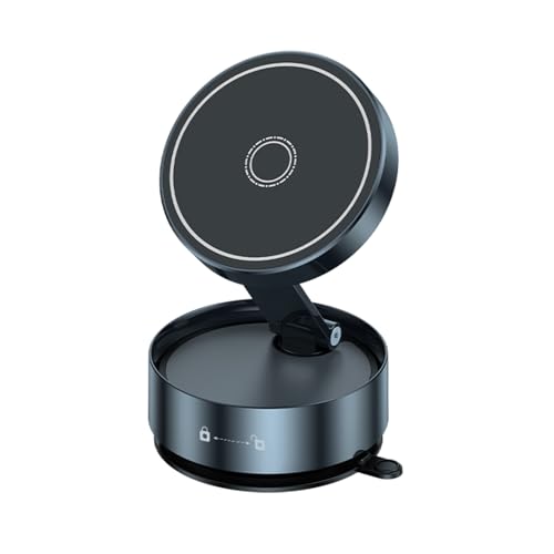 Debbeny Porta Cellulare Auto per Magsafe,Supporto telefonico a ventosa magnetico,Montaggio Auto Pieghevole & Rotazione 360 °Supporto Telefono Magnetico per Palestra/Specchio/Superficie liscia