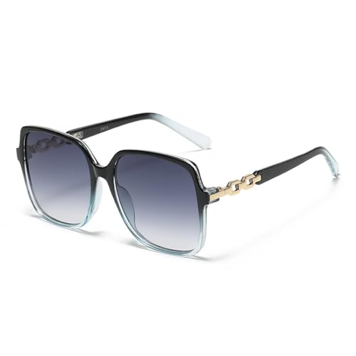 Lunettes pour dames aux grandes montures géométriques et verres dégradés