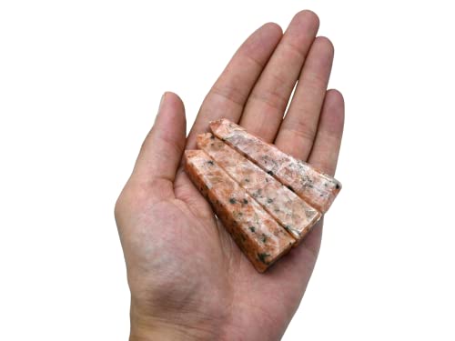 Image of Certified Pink Calcite Crystal Tower Obelisk Point for Chakra, Healing and Balancing - AAA Grade Original Certified Gemstone Agate for Reiki Meditation Yoga Spiritual (2-3 Inches)
