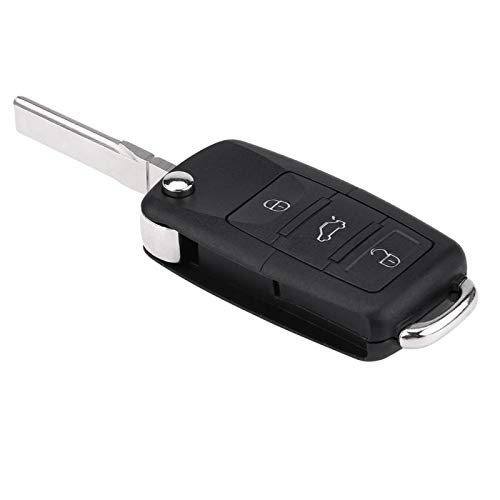Remote Key Fob 3-Button Car Remote Control Key Fob ID48 Chip 1k0959753G for Golf Year 2004-2009 for Jetta Year 2006-2011 for Seat Toledo 2002-2004