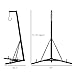 TIANTIANDIGITAL Foldable Sandbag Stand, Heavy-Duty Sandbag Stand with Adjustable Height, Free-Standing with Weighted Base, Suitable for Home Gym Use, Stand Only