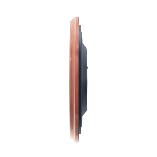Image of Ajanta Luxury Teak Wood Wall Clock 15 Inch | Silent Sweep Movement | Premium Home Decor & Stylish Office Clock | Model 9147
