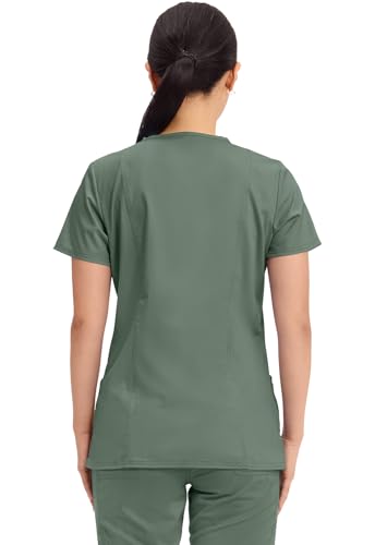 Cherokee womens Classic V-neck Top (pack of 1)