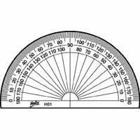Helix Protractor 10cm 180 Degree H01010