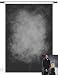 Kate 5ft(W) x7ft(H) Black Abstract Photography Backdrop Texture Microfiber Old Master Backdrop Professional Head Shot Portrait Photo Background(a Little Blue)