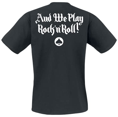 Motörhead We are Homme T-Shirt Manches Courtes Noir Regular/Coupe Standard - Les Beatles, Paul McCartney, John Lennon, RIngo Starr, George Harrison Motörhead We are Homme T-Shirt Manches Courtes Noir Regular/Coupe Standard – Image 3