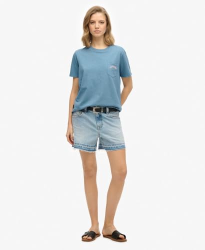 T shirt Superdry Essential Logo Gd Pocket Tee US 8 - vue 4