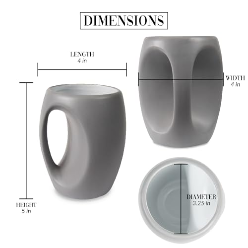 Taza Stoneware para Café de 16 oz color Rosa miniatura 5