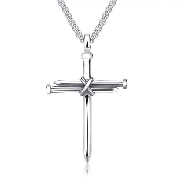 KRYSTALZ Jewellery Punk Style Cross Pendant Necklaces For Mens (Pack Of 1 Piece) (B0BGJ7TC8W) Amazon Price History, Amazon Price Tracker