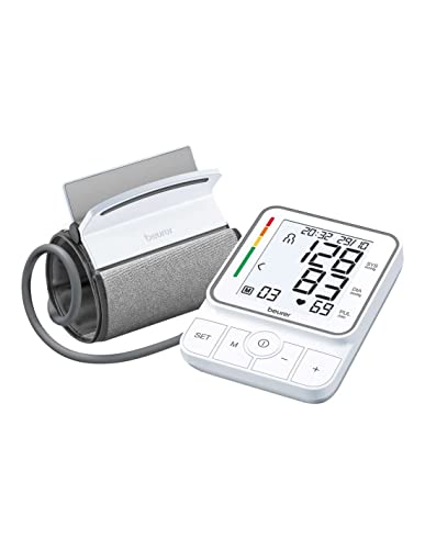 Beurer BM 51 easyClip Tensiomètre avec brassard à clip innovant pour une utilisation facile d'une seule main, mesure automatique de la pression artérielle...