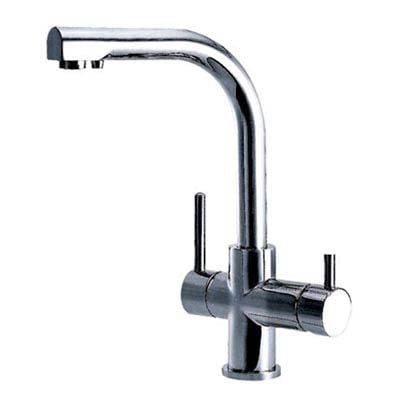 Brass Grotto Sink Mixer With Exclusive Drinking Water Outlet, Chrome