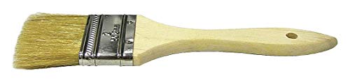 Weiler 40182 Economy Chip and Oil Brush with Wood Handle, White Bristle, 2-1/2