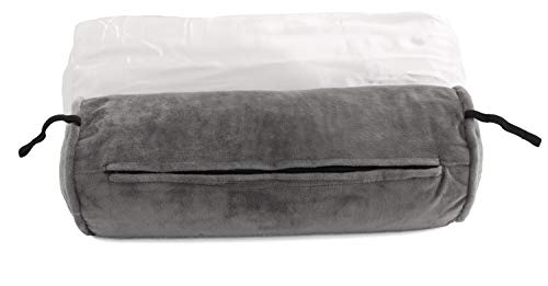 Image of Husband Pillow XXL Cervical Fiberfill Neckroll Pillow Insert (15 inch x 7 inch x 7 inch) - Replacement Neck Roll for Bed Rest Pillow - Orthopedic-Grade Soft Fiber Fill - Promotes Healthy Neck and Posture