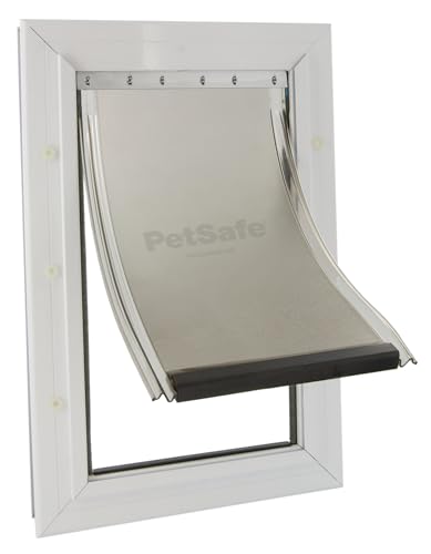 Pet Safe Aluminum Pet Door - Extra Large White