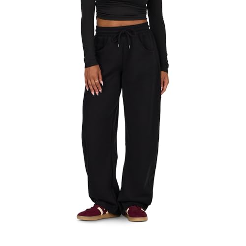 Forever 21 Womens Barrel Jogger with Oversized Fit Black Large
