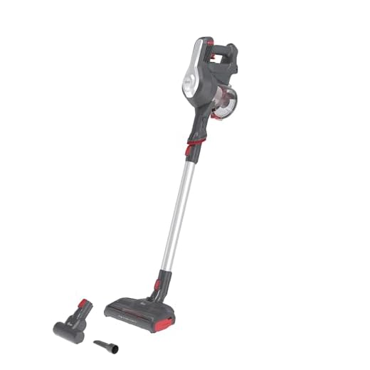 Hoover H-FREE 100 HF122GPT - Aspirapolvere senza fili, ciclonico, spazzola in setole per animali domestici, batteria al litio rimovibile da 22 V, 40 minuti, 0,9 L, luci a LED, 2 velocità