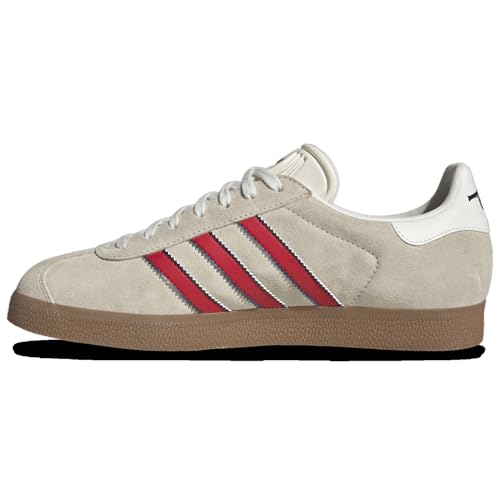 Adidas Gazelle Arsenal - Men's (JS3042, Off White/Night Sky/Better Scarlet)2