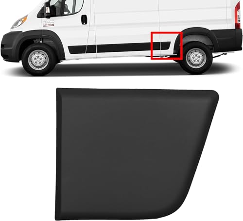 MJD AUTO PARTS for RAM PROMASTER 2019-2025 Left Driver Side Trim MOLDING Cover Black (Quarter Panel Short Wheel Base) by MJD Auto Parts - Used condition - US$27.02