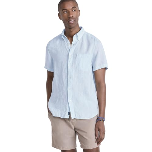 vineyard vines Men's Surfside Linen Short-Sleeve Shirt