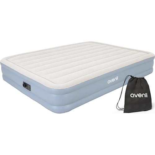 AVENLI Luftbett selbstaufblasend 2 Personen 203x152x33 cm – aufblasbare Matratze mit integrierter Pumpe, Komfortables Gästebett Camping & Zuhause AVENLI Luftbett selbstaufblasend 2 Personen 203x152x33 cm – aufblasbare Matratze mit integrierter Pumpe, Komfortables Gästebett Camping & Zuhause