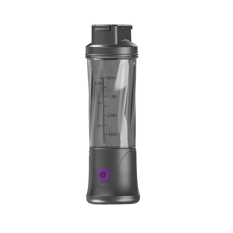 Image of Juicer for Home ^ Lacossi Juicer Mixer Grinder with 1500mAh Battery, 6 Blades 3Gears Fast Blending, 2-Jar Capacity (400ml*2) | 40 Watts Bullet Rechargeable Portable Personal Juicer