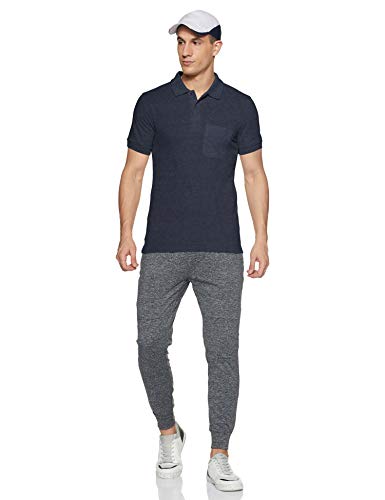 Image of Sporto Men's Plain Regular fit (Polo#625 Dk Moonlight Blue X-Large)