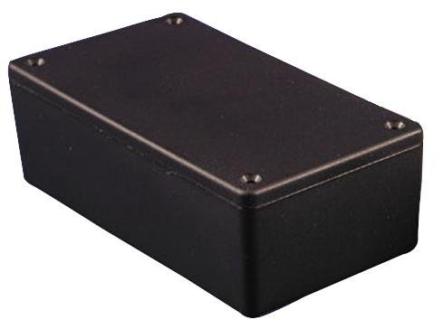 Boîtiers et boîtiers rack 48,3 cm cabinet box ABS noir 87x57x40.5mm 1591XXLBK