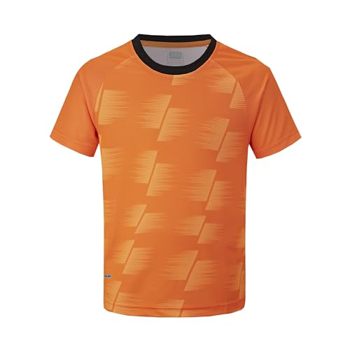 Image of DANI CHINS Boys Loose Active Short-Sleeve Shirts Sports Jerseys and Athletic Mesh Shorts Set
