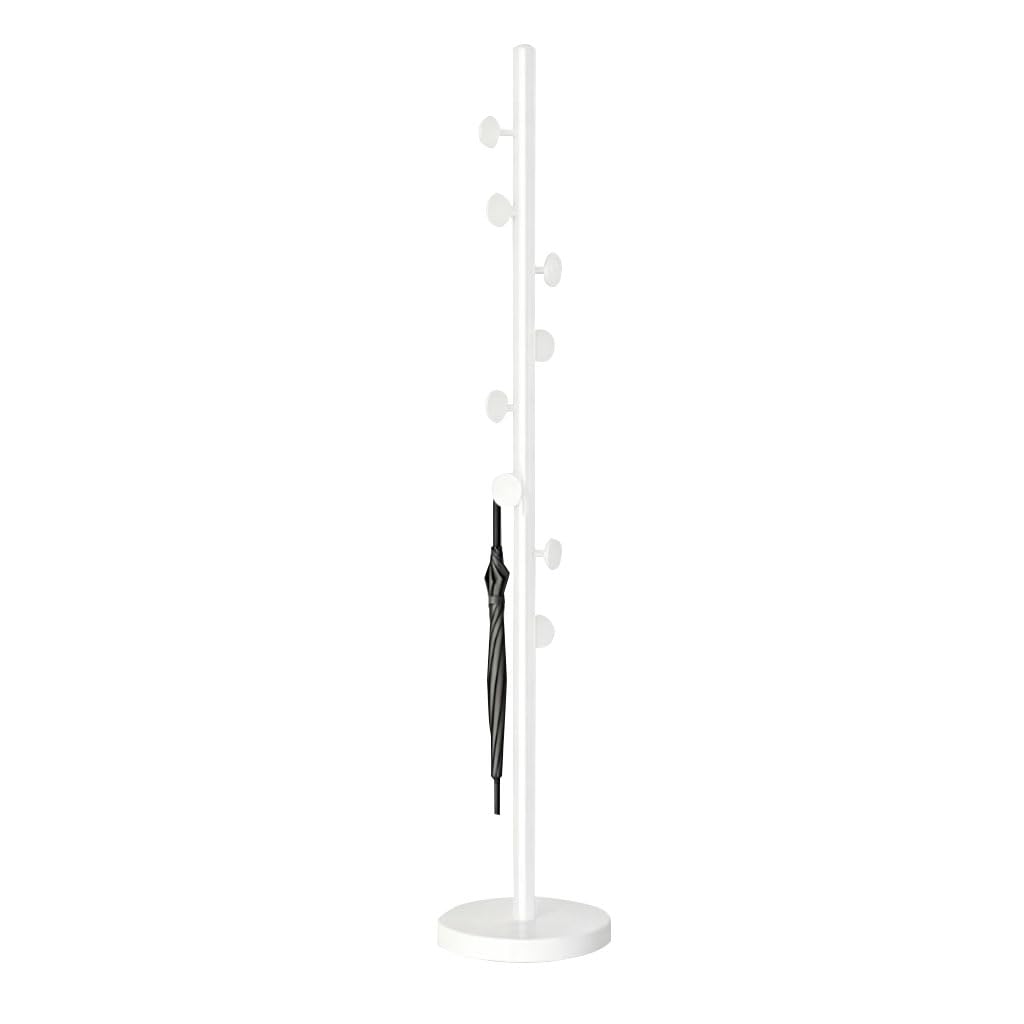 HRGKLMN Freestanding Coat Rack Tree Shaped Modern Coat Stand with Many Hooks, Minimalist Coat Hanger Stand for Apartment Office Hallway Bedroom,Weiß,Modell B