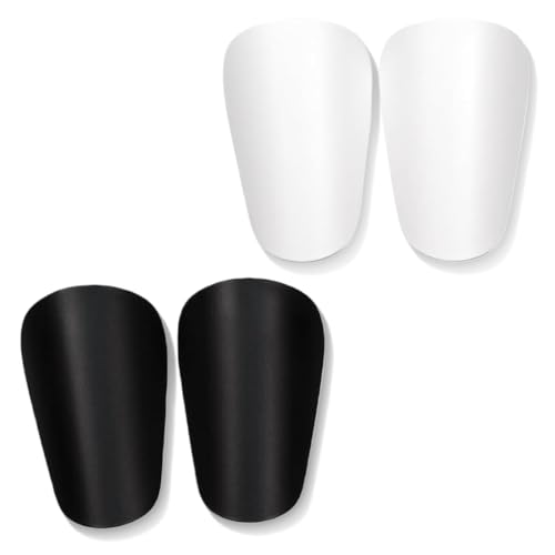 EIYVPRA 4 Piezas Mini Espinilleras Futbol, Espinillera Ligera, Equipo de Protección, Espinilleras Y Equipo de Protección Extra Pequeño, Espinilleras de Hombres, Mujeres, Niños y Niñas