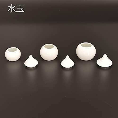 神棚の匠 神具7点セット 小 ■ 皿2枚 / 水玉1個 / 瓶子2個 / 榊立2個 陶器製 神具セット 神具7点セット 小 4枚目