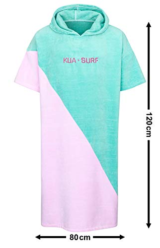 KUA-SURF-Surf-Poncho-Damen-Surfponcho-auch-ideal-als-Strand-Poncho-oder-Hoodie-Decke-einsetzbar-120m-x-80cm