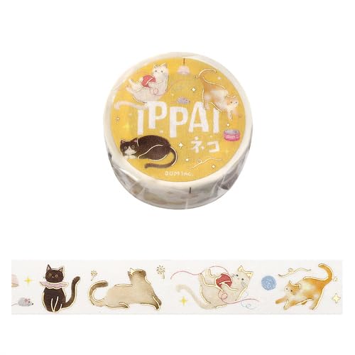 Amazon | ビージーエム マスキングテープ IPPAI 猫がいっぱい BM