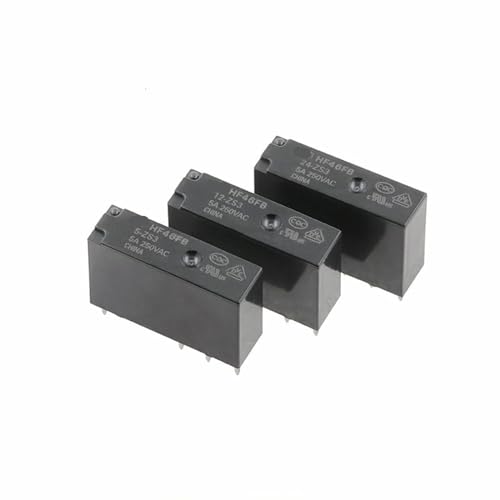 Relais HF46FB-024-ZS3 24V dc inverseur 5 broches pour automatisme 5A