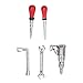 5pcs Mini Outils de réparation de Maison de poupée détails remarquables Alliage réaliste pour la décoration de Maison de poupée: