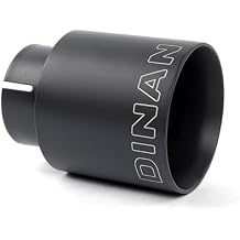 Dinan Double-Walled 4" Clamp-On Exhaust Tip Black Ceramic D663-0638-BOX