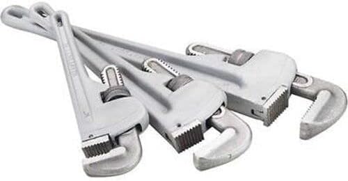 ARC-POWER For 3 Piece Aluminum Handle Pipe Wrench Tool Plumbing Plumbers Water