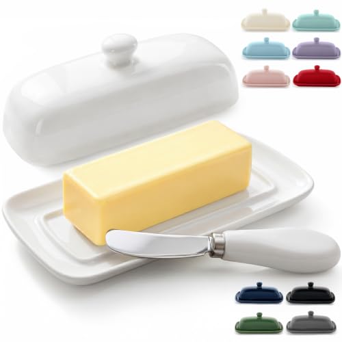 Zulay Kitchen Ceramic Butter Dish