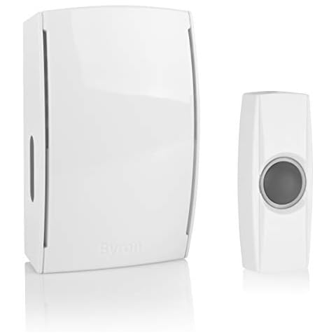 Byron BY501 Wireless Doorbell and Bell Push, Portable, 8 Melodies, 125 m Range Cover