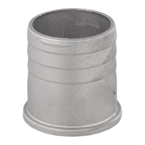 Connettore per tubo della pompa dell'acqua in alluminio con guarnizione in gomma che offre connessioni sicure per dadi e tubi dritti (5,1 cm)