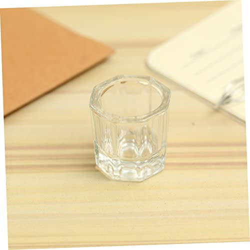 MERRYHAPY 8pcs Vasos de Vidrio para Manicura miniatura 6