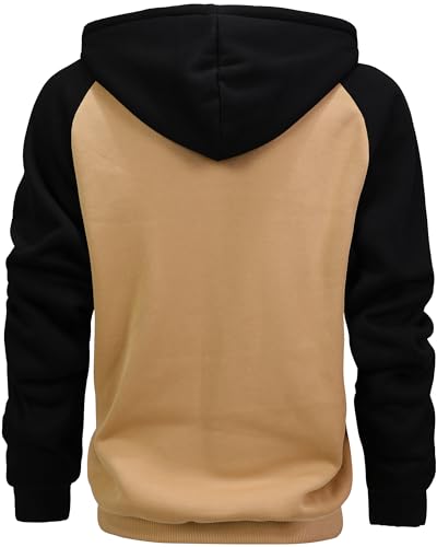 GXAMOY Men's Winter Fleece Hoodies for Men Heavyweight Warm Thick Full Zip Up Sweatshirt Outerwear3