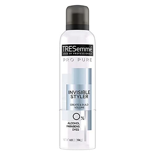 TRESemmé Pro Pure Invisible Styler For Hair Volume and Fine Hair Care Styling Hair Spray 0% Alcohol, Parabens, Dyes 6.8 oz
