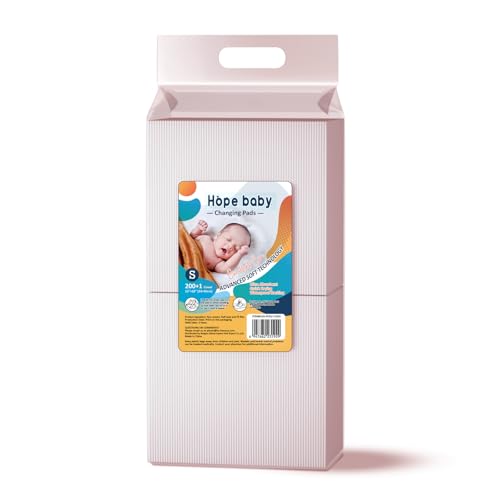 Image of JUS COOL Baby Disposable Changing Pads, 13”x 18”(200+1 Count) Underpads Portable Diaper Changing Pads, Soft Bed Pads Ultra Absorbent and Waterproof