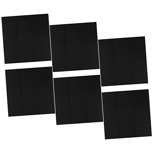 9 paneles acústicos para pared, aislamiento acústico absorbente de sonido, decorativo, fácil de instalar para hogar miniatura 1