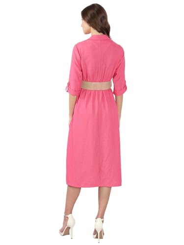 Image of VERO Moda Midi Shirt Dress for Women
