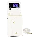[Material de alta calidad : Esta funda para teléfono está hecha de cuero de PU de lujo de primera calidad y carcasa antideslizante para PC dura. El forro interior de microfibra suave y cómodo puede proteger su teléfono de arañazos y evitar que se deslice fácilmente.