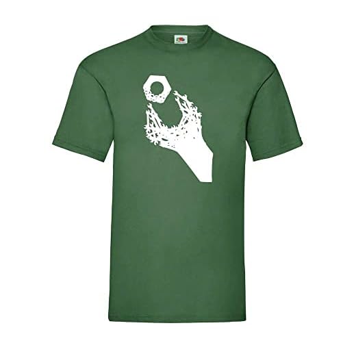 Maulschlüssel und Mutter Männer T-Shirt Flaschengrün M - shirt84.de