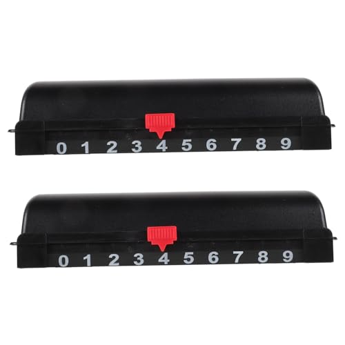 BESPORTBLE 2pcs Table Hockey Score Keepers Easy Install Scoring Counters for Air Hockey Tabletop Games for Home Use Durable Design