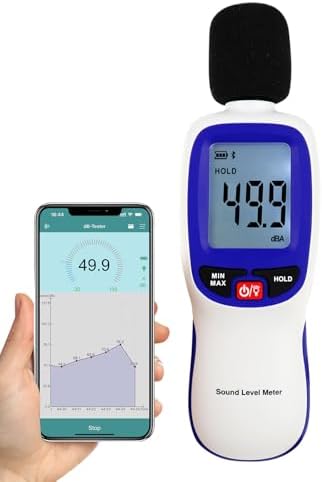 Decibel Meter Bluetooth Digital Sound Level Meter with APP Datalo...